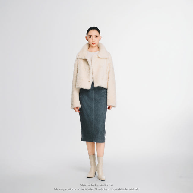 23K46WH Asymmetric cashmere sweater