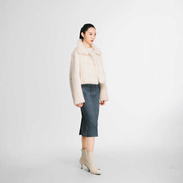 23K46WH Asymmetric cashmere sweater