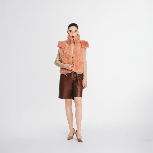 24625 Reversible fur vest