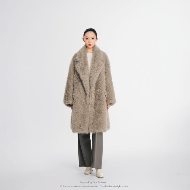 24705 Faux fur coat
