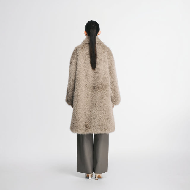 24705 Faux fur coat